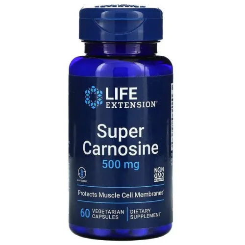 Life Extension Super Carnosin, 500 mg, 60 kapslar