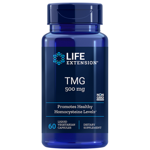 Life Extension TMG, 500 mg, 60 flytande kapslar