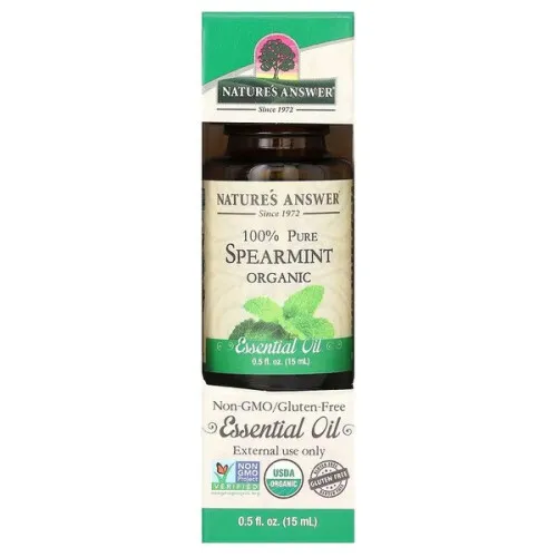 Nature's Answer 100% Ren Grönmynta Eterisk Olja, 15 ml