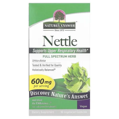 Nature's Answer Nässla, 600 mg, 90 kapslar