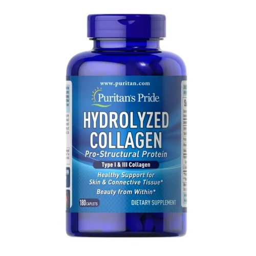 Puritans Pride Hydrolyserat Kollagen, 180 tabletter