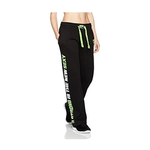 Musclepharm Sportswear Dam Sweatpant Svart / Lime (MPLPNT453LS)