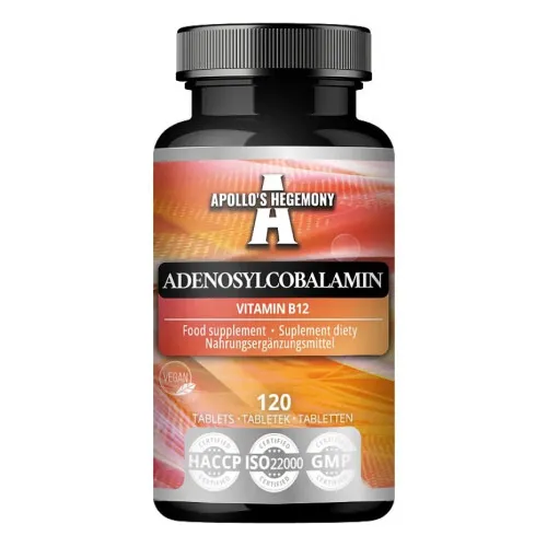 Apollo's Hegemony Adenosylcobalamin Vitamin B12, 120 tabletter