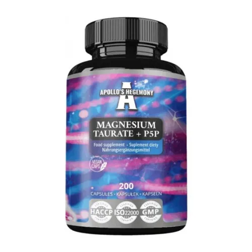 Apollo's Hegemony Magnesium Taurat + P5P, 200 kapslar