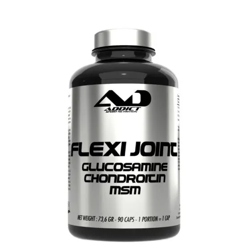 Addict Sport Nutrition Flexi Joint Glukosamin Kondroitin MSM, 90 kapslar