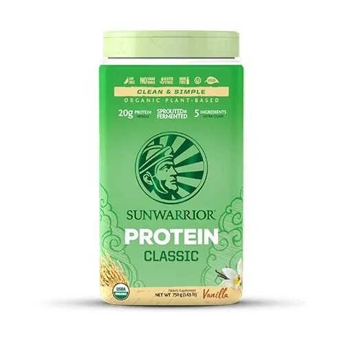 Sunwarrior Protein Klassisk Ekologisk, 750 gram