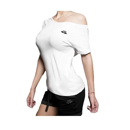Body Engineers Drop Shoulder T-shirt, Vit