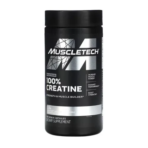 Muscletech Platinum 100% Kreatin, 100 kapslar