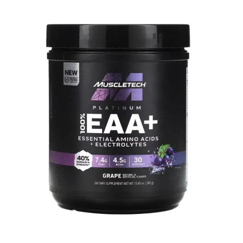 Muscletech Platinum 100% EAA+, Grape, 387 gram