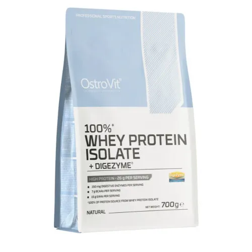 OstroVit 100% Whey Protein Isolate + Digezyme, Naturlig, 700 gram