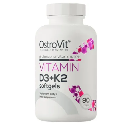 OstroVit Vitamin D3 + K2, 90 kapslar