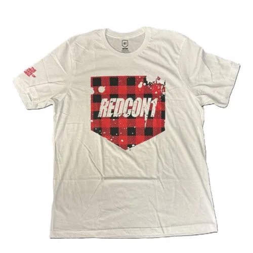 Redcon1 Red Plaid Shield T-shirt, Small
