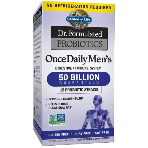 Garden of Life Dr. Formulated Probiotika En gång dagligen För Män, 30 kapslar