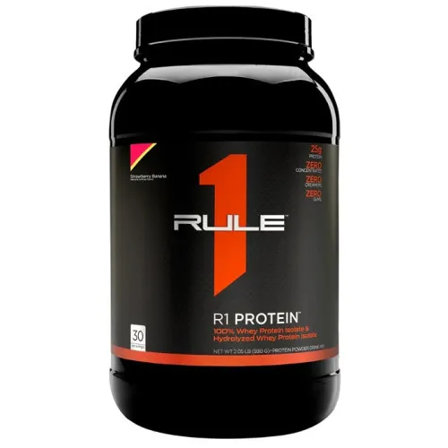 Rule One R1 Protein, Strawberry Banana, 930 gram