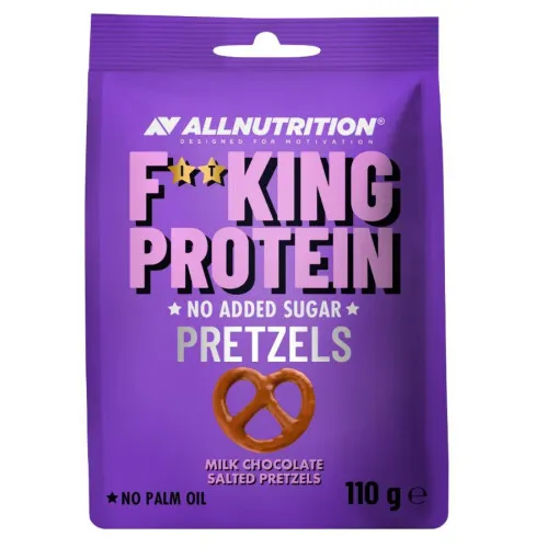 Allnutrition Fitking Protein Saltkringlor, Milk Chocolate Salted, 110 gram