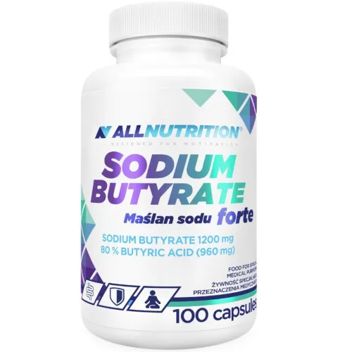 Allnutrition Natrium Butyrat Forte, 100 kapslar