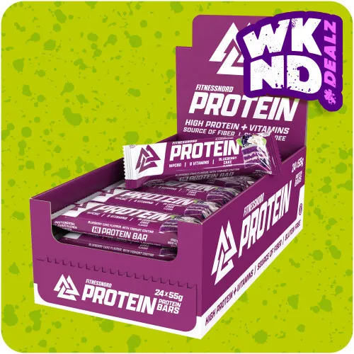 Blueberry cake proteinbar (24 x 55 g) - BUY 1 GET 1 FREE