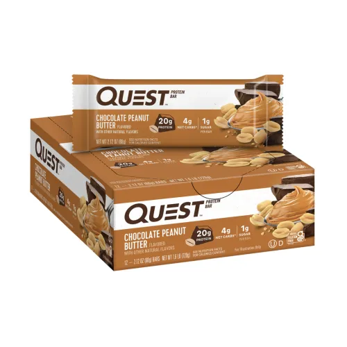 QUEST NUTRITION QUEST BARS, 12 st-Chocolate Peanut Butter